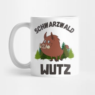 Schwarzwald Lustiges Wildschwein Schwäbisch Wutz Mug